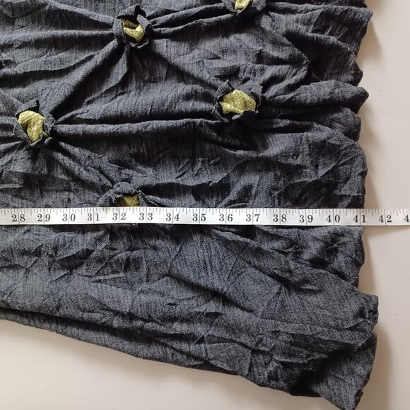 Simon Chang Ruched Neck Floret Midi Dress - Picture 15 of 16